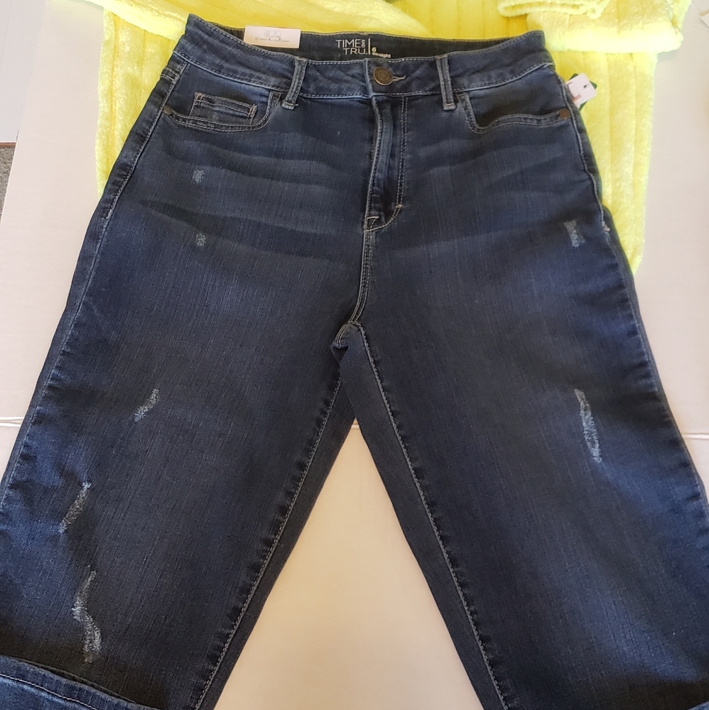 NWT women's jeans, size 6 straight leg, pants - Picture 3 of 5